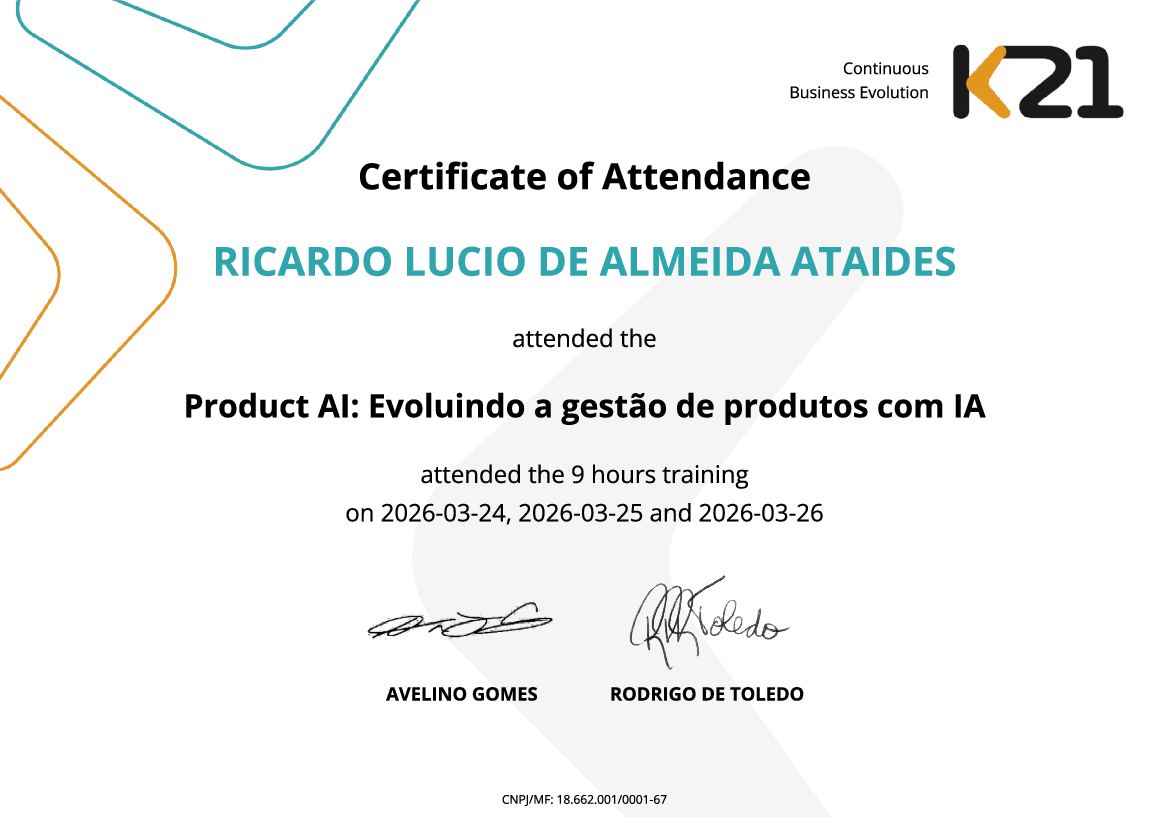 Certificado K21